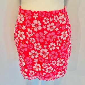 Floral Pink Skirt